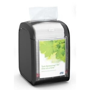 Tork Xpressnap Fit Tabletop Napkin‎ Dispenser Black NEW IN BOX 7232000 Use N14